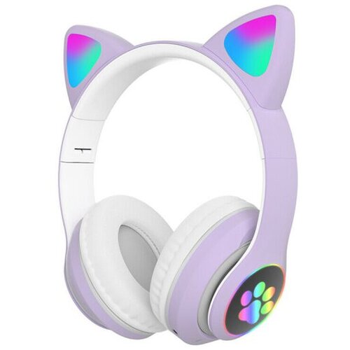  Slu&scaron;alice za djecu CAT EAR Kids STN-28, bluetooth, ljubičaste Cijene