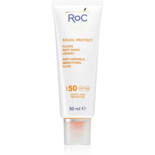 Roc Soleil Protect Anti Wrinkle Smoothing Fluid lahki zaščitni fluid proti staranju kože SPF 50 50 ml Cene