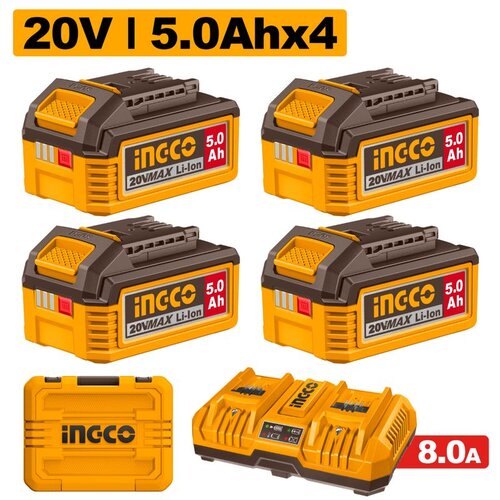  FBCLI20285 BATERIJE 4X5AH + PUNJAČ 8A SUPER INGCO Cene
