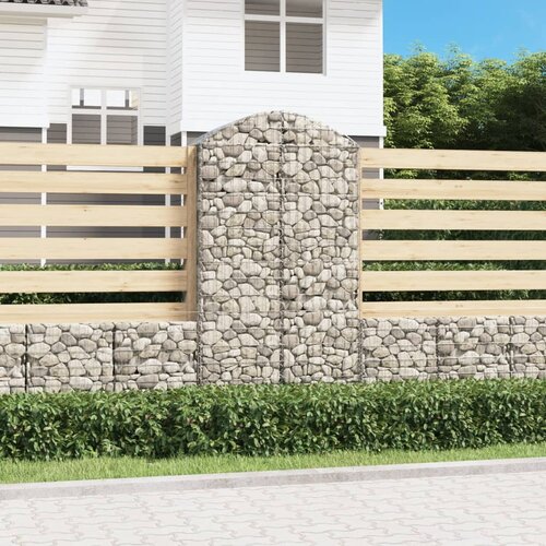  Gabionska ko&scaron;ara s lukom 100x50x180/200 cm pocinčano željezo Cijene