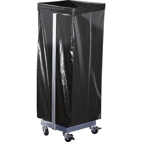 VAR Stojalo za koše za smeti, jekleno, za prostornino 120 l, pomično, VxŠxG 985 x 370 x 330 mm Cene