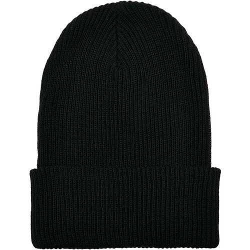 Flexfit Ribbed knit cap made of recycled yarn black Slike
