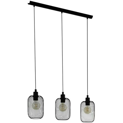 Eglo Viseća lampa WRINGTON 3xE27 74 cm crna 43333 Cene