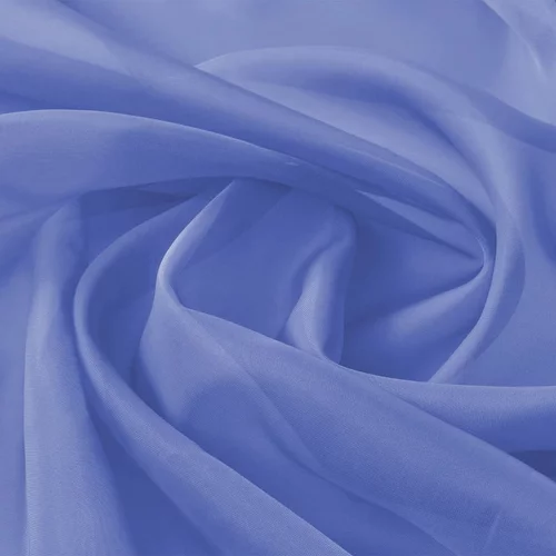 vidaXL Prosojno blago 1,45x20 m kraljevsko modre barve