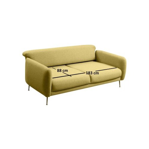 ATELIER Del Sofa Trosed Sofa-Bed Sevilla 3 Seat - zuta Cene