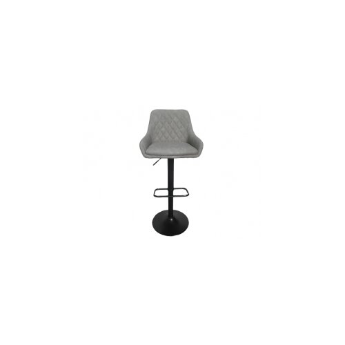 Barska stolica 620158 Svetlo siva /crna metalna baza 480x510x890(1100)mm ( 776-045 ) Slike