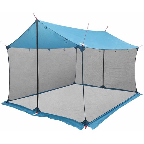 VidaXL Za&amp;scaron;titna platna za kampiranje s mrežastim zidovima Plava - Plava 340 x 260 x 220 cm Slike