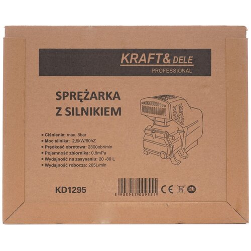  Zračni kompresor z elektromotorjem 265 l/min KD1295 Cene
