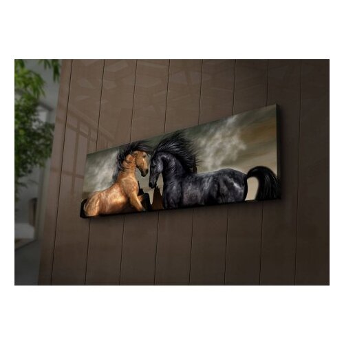 Wallity 3090İACT-45 multicolor decorative led lighted canvas painting Cene