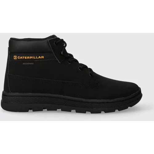 Caterpillar Cipele od brušene kože CITE WP za žene, boja: crna, ravni potplat, P111271