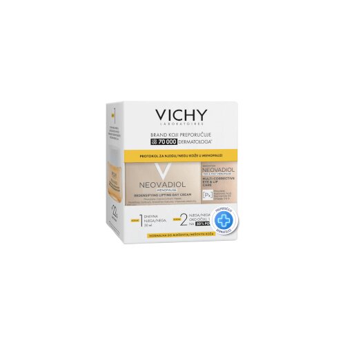 Vichy Set Neovadiol Menopause za mješovitu kožu + njega za područje oko očiju Cijene