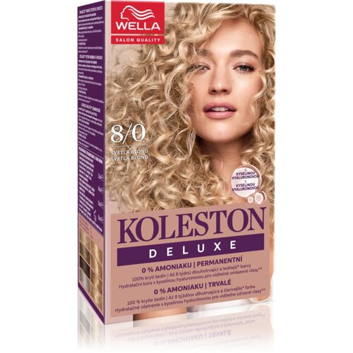Wella Koleston Deluxe barva za lase brez amoniaka odtenek 8/0 Light Blonde 100 ml Cene