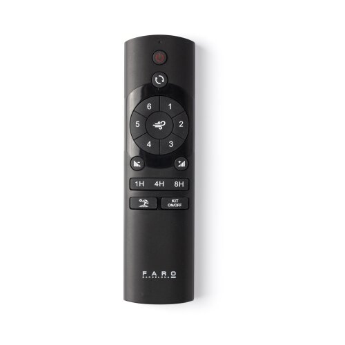Faro 34372 - Plafonski ventilator MARINE M, prečnik 125 cm, braon/crna, IP44 + daljinski upravljač Slike