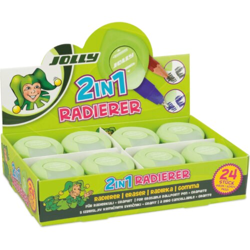  Radirka Jolly za grafitne in kemične svinčnike 24 kos v zaslonu Slike