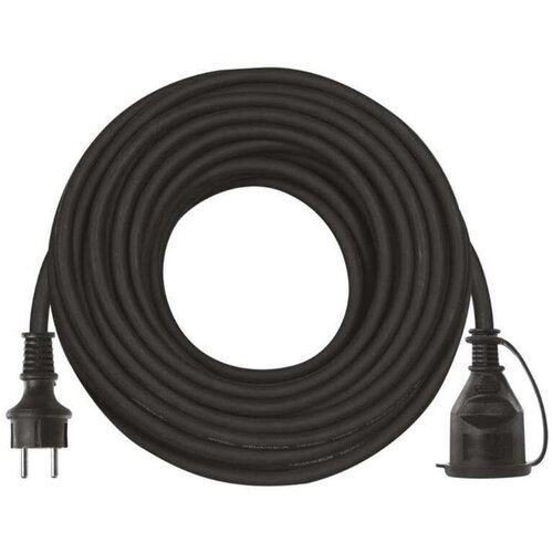 Emos Zunanji podaljšek 25 m / 1 vtičnica / črni / guma-neopren / 250 V / 2,5 mm2 Cene