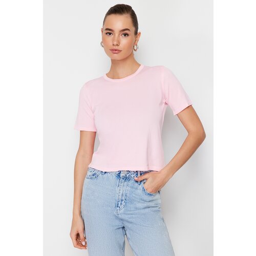 Trendyol Pink Knitwear T-Shirt Cene