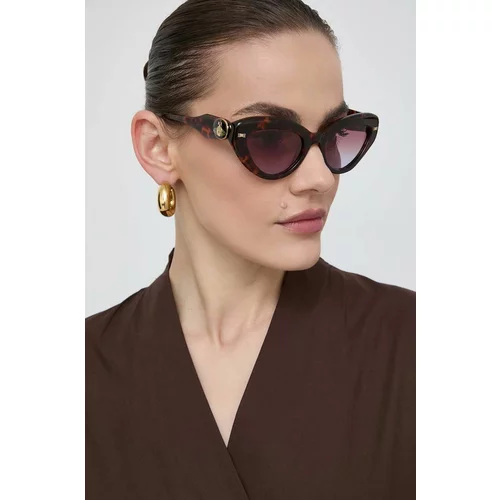 Vivienne Westwood Sončna očala ženski, rjava barva