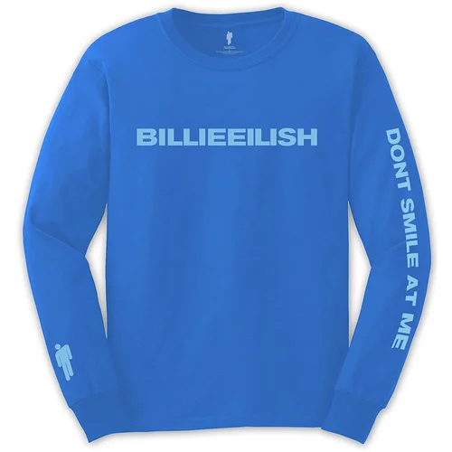 Billie Eilish Majica Smile Blue 2XL