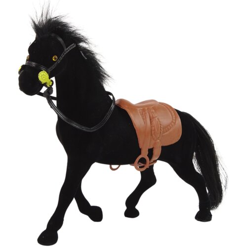 VELVET Horse figurine Black Cene