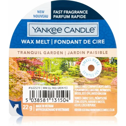 Yankee Candle Tranquil Garden mirisni vosak 22 g unisex
