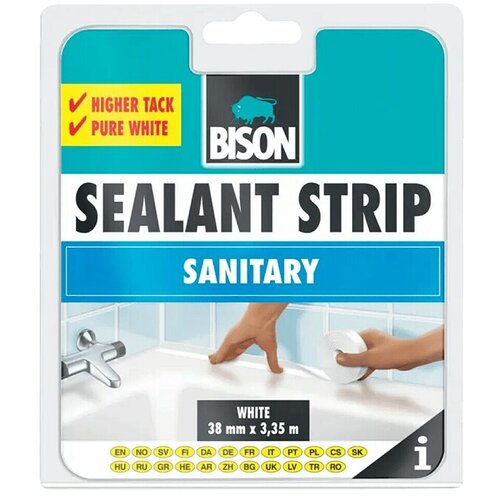 Bison Traka za brtvljenje kade Sealant strip (D x Š: 3,35 m x 38 mm, Prikladno za: Keramika, Bijele boje) Cijene