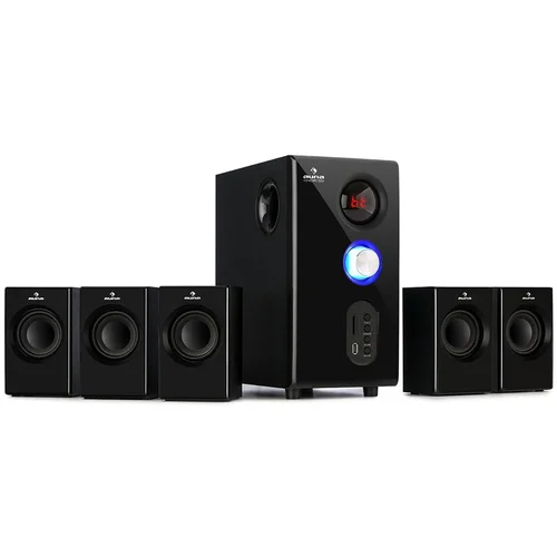 Auna Concept 520, 5.1 sistem zvočnikov, 75 W, OneSide subwoofer, BT, USB, SD