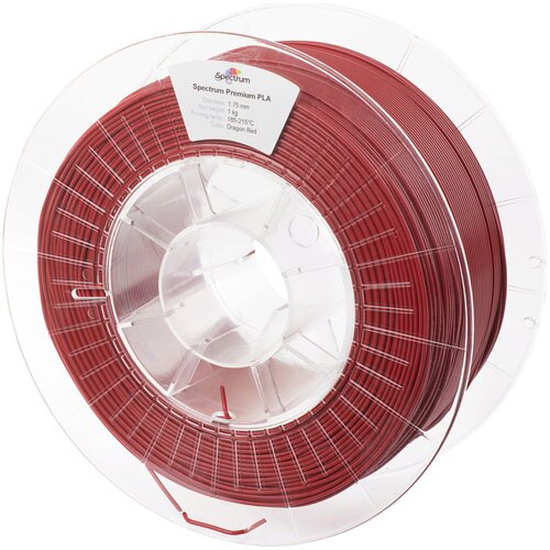 Simpo Polnilo za 3D tiskalnik, Premium PLA, 1,75 mm, 1 kg, zmajevo rdeča Slike