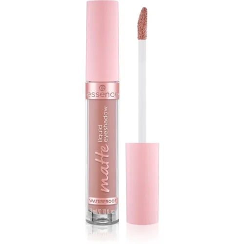 Essence Matte tekoče senčilo za oči odtenek 01 Bare Bliss 3 ml