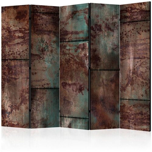 Artgeist Paravan Dark Metal Sheet I, 5-Delni, Dvostranski Cene