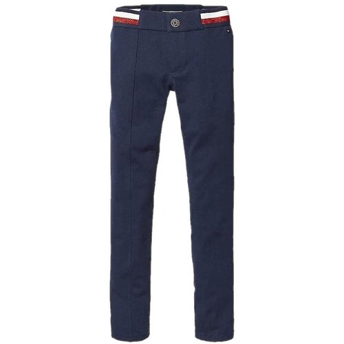 Tommy Hilfiger Hlače - Modra Slike
