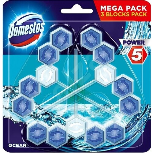Domestos WC osveživač power 5 ocean 3x55g Cene