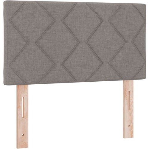 Box spring krevet Sivo-smeđa 80 x 200 cm tkanina Slike