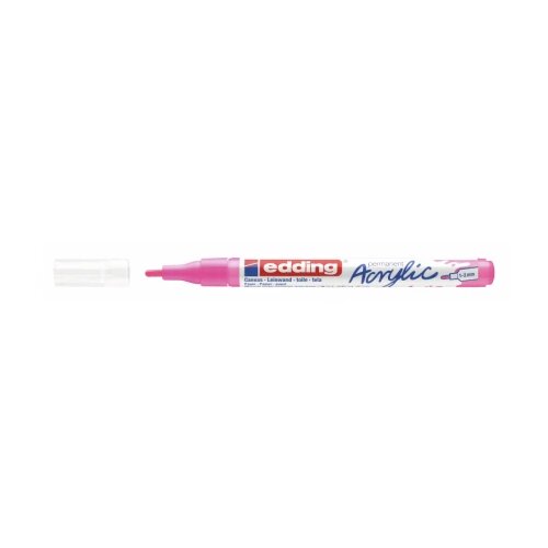  Akrilni marker E-5300 fine 1-2mm obli vrh Edding neon roze 12MA53IN Cene