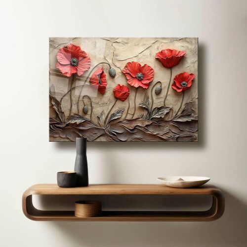 WALLXPERT Camtbl-067 - Vi&amp;scaron;enamenska Tempered Staklena Slika 60 x 90 cm Slike