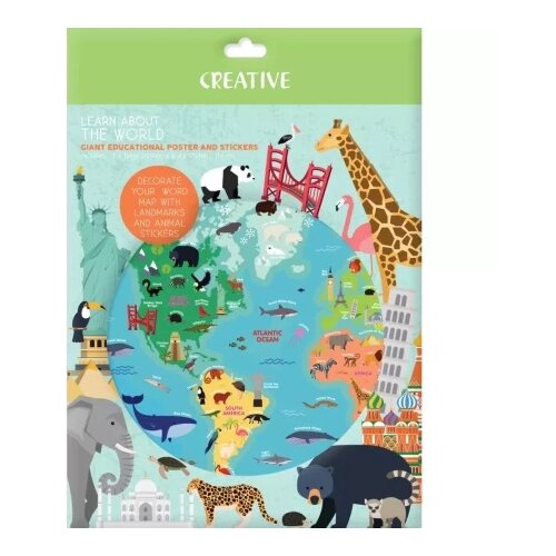 Creative poster nalepnice world ( 75309 ) Cene