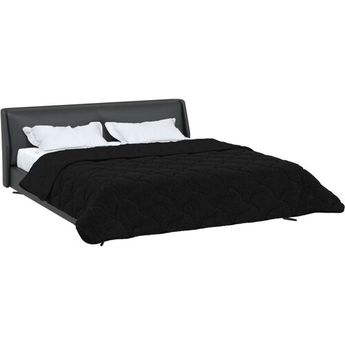  Ljetni pokrivač Crna 220 x 260 cm Mikrofibra i teddy flis Slike