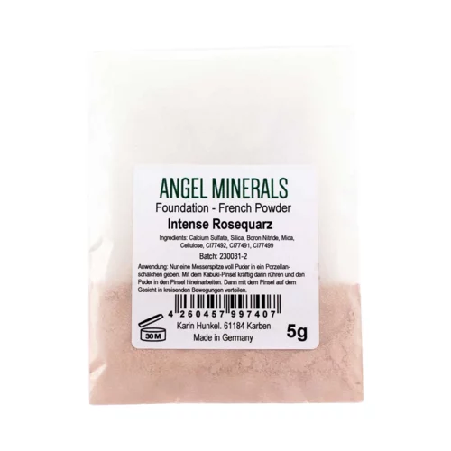 ANGEL MINERALS French Powder Foundation Refill - Intense Rosequarz