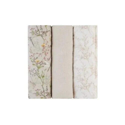 Pelene od muslina set 3 pcs 75x75 Secret Garden Beige KKB12107 Slike