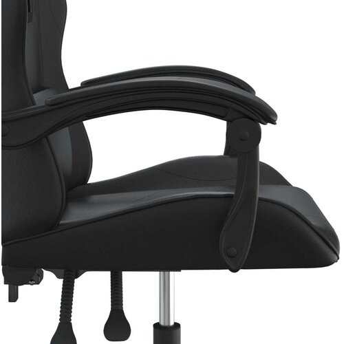 vidaXL Okretna igraća stolica crna od umjetne kože Cene