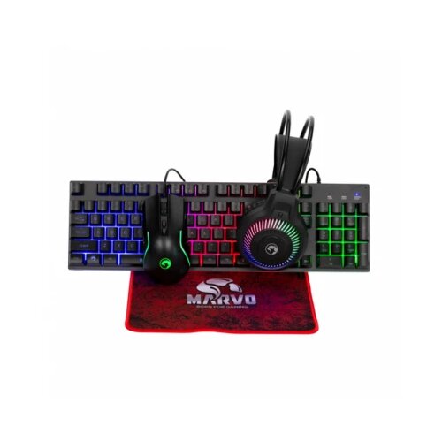 Marvo tastatura+mi&amp;scaron;+slu&amp;scaron;alice+podloga loot 40 CM416 Slike