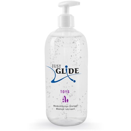 Just Glide Toylube - lubrikant na bazi vode za seksualne igračke (500 ml) Slike