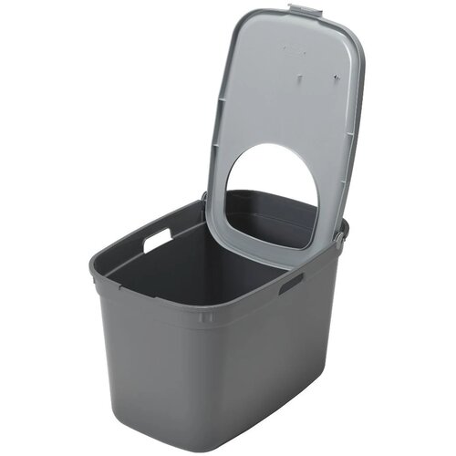 Moderna Top Cat zatvoreni WC za mačke sa ulazom odozgo Maslinasta Slike
