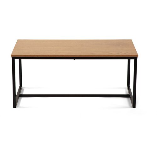 Bonami Essentials Klubska mizica v hrastovem dekorju v naravni barvi 47x90 cm Norden &ndash; Cene