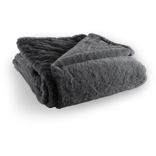 Tiseco Home Studio Siva deka od umjetnog krzna 150x200 cm Ruby – Cijene
