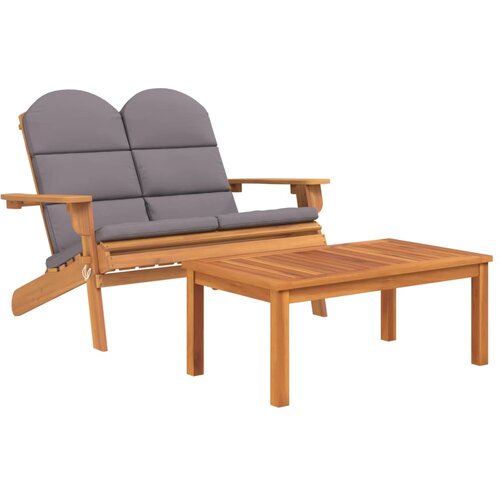 Maison Chic Seti vrtnega pohi&amp;scaron;tva - Vrtna garnitura adirondack 2-delna trden akacijev les, (21796027) Slike