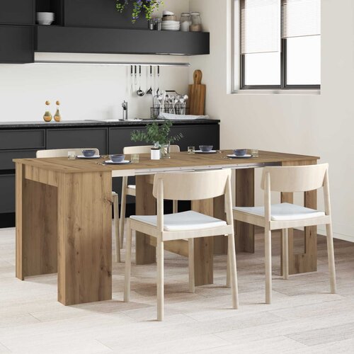  Blagovaonski stol Hrast artisan 180 x 85 x 75 cm Slike