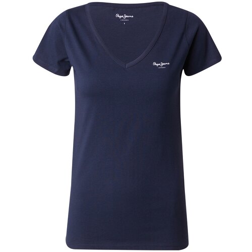PepeJeans Majica 'CORINE' mornarsko plava / bijela Cijene