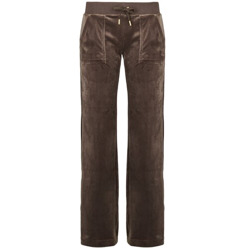 Juicy Couture Del Ray Straight Leg Track Pant With Pocket Smeđa Slike