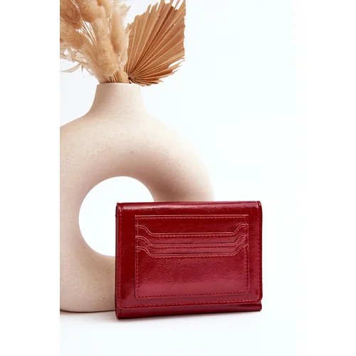  Women's Wallet Purse Made of Eco-leather Red Joanela