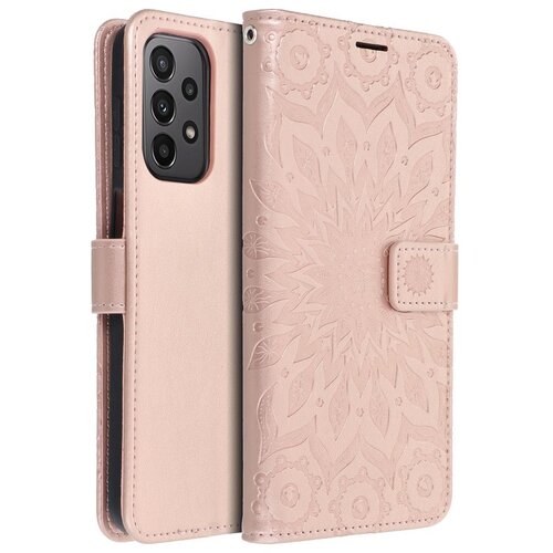 Forcell MEZZO Book case za SAMSUNG GALAXY A23 5G mandala rose gold Slike
